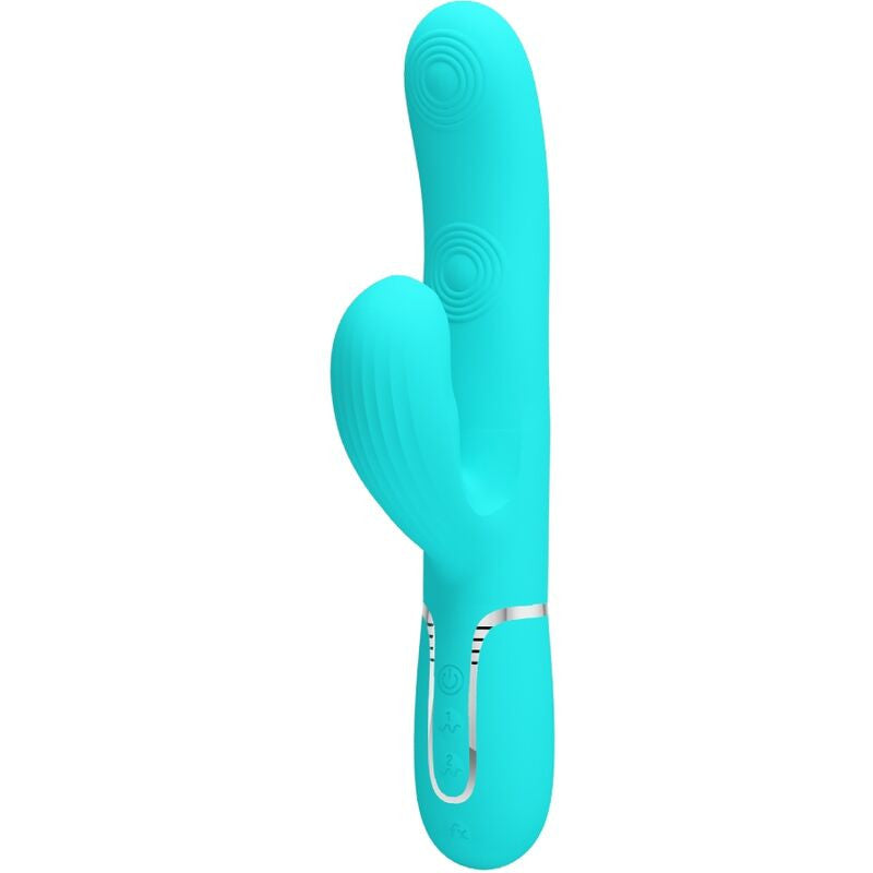 Pretty Love Perlita – 3 In 1 G-spot Vibrator Aqua Green