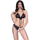 Chilirose - Sensual Black Body Stockings S/m (crotchless)