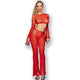 Chilirose - Sensual Red Top And Pants Set