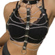 Subblime – Leather Chest Strap With Chains Universal Size
