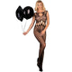 Livco Corsetti Fashion - Sensual Open Body Stockings Black