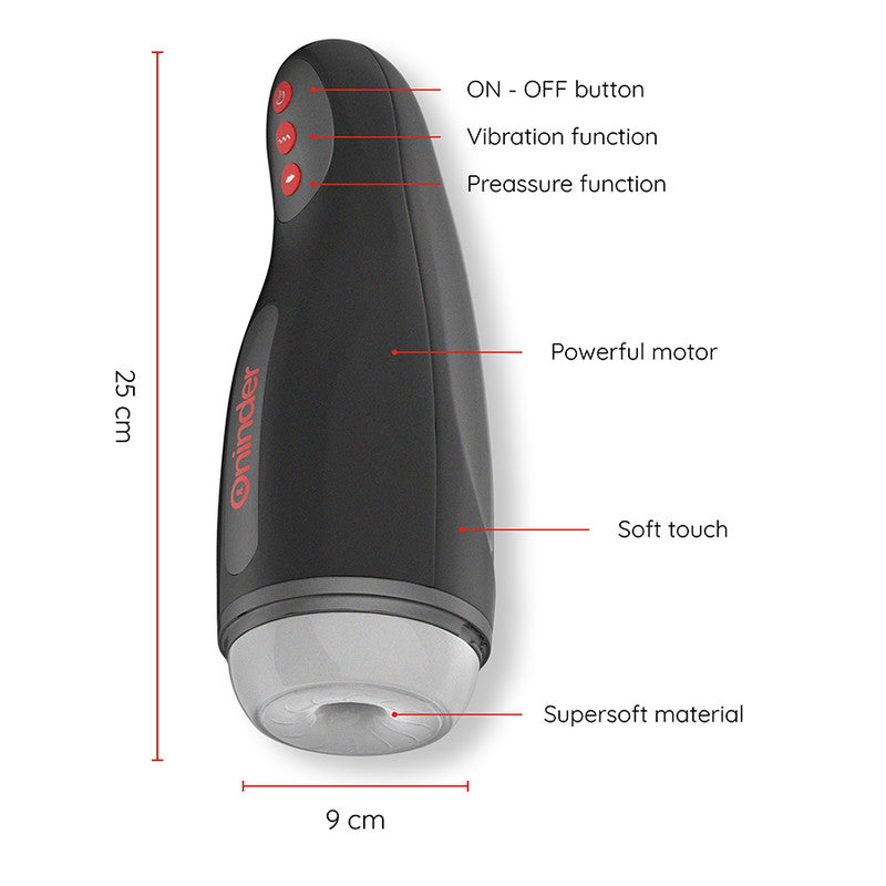 Oninder - Rechargeable Male Masturbator With 10 Speeds