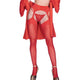 Chilirose – Sensual Red Garter Belt In Size S/m