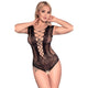Chilirose – Lacy Black Open-panty Bodysuit