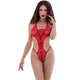 Chilirose - Sensual Red Bodysuit In Premium Style