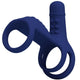 Pretty Love - Blue Vibrating Ring With Extension