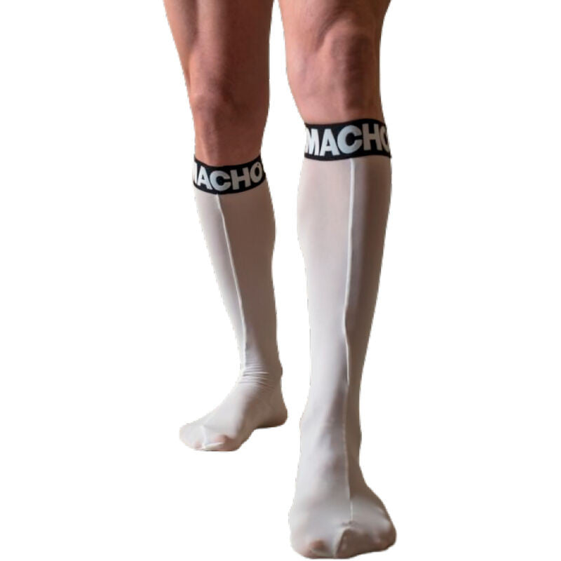 Macho – Thin White Socks One Size
