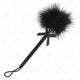 Kink – 25 Cm Collar With Feathers And Black Bow