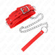 Kink – Red Collar With Leash With Restraining Function