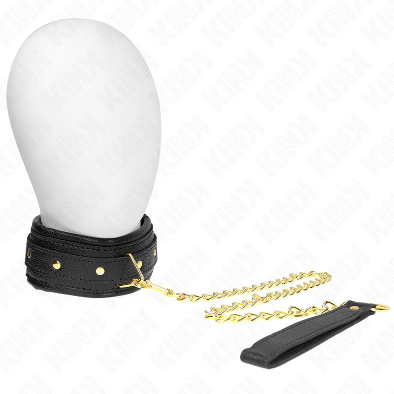 Kink - Adjustable Leather-effect Necklace (37-54 Cm)
