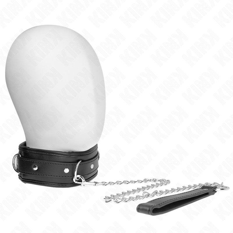 Kink – Adjustable Leather-effect Necklace 37-54 Cm