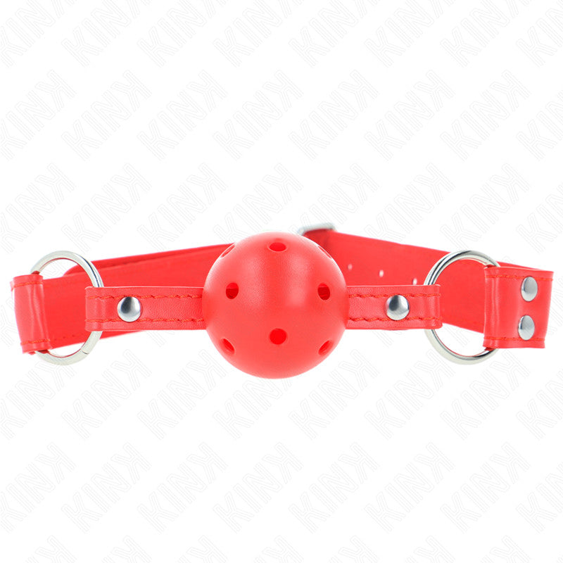 Kink - Premium Red Hollow Rubber Ball Attachment 62 X 2 Cm