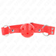 Kink - Premium Red Hollow Rubber Ball Attachment 62 X 2 Cm