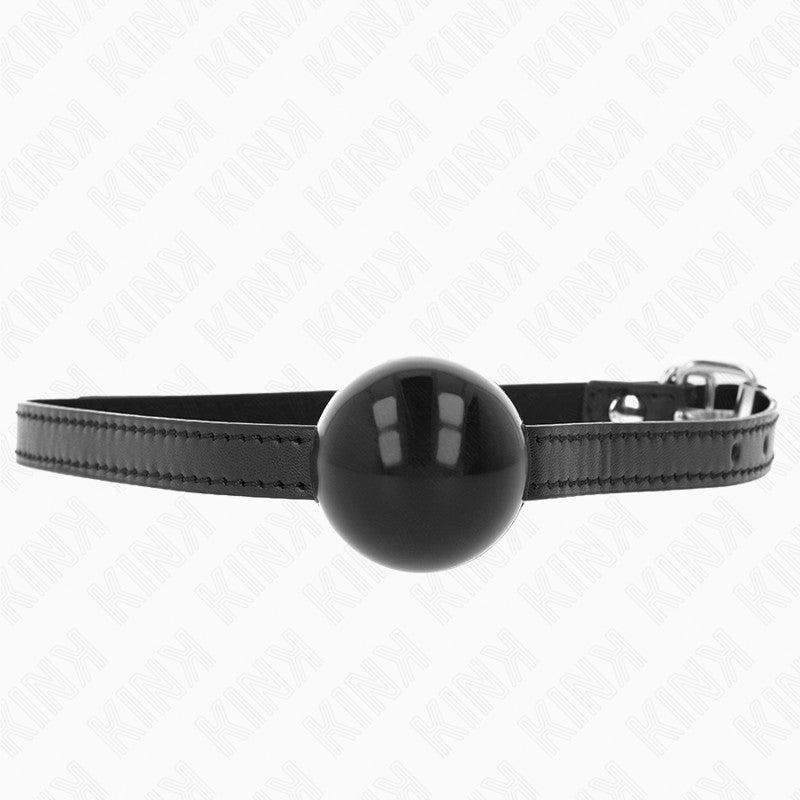 Kink – Black Solid Ball Gag 4 Cm