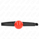 Kink – Red Solid Ball Mask In 4 Cm Design
