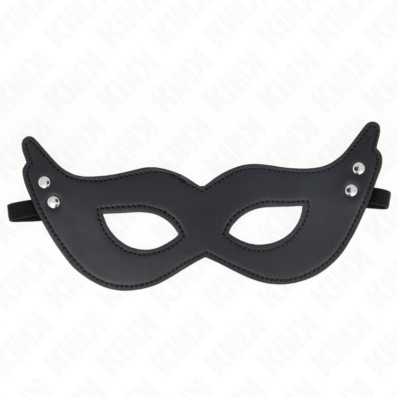 Kink - Studded Faux Leather Mask For Stylish Pleasures
