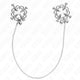 Kink - Metal Chain Nipple Clamp Set