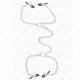 Kink – 4-chain Nipple Clamp With 32 Cm Chains