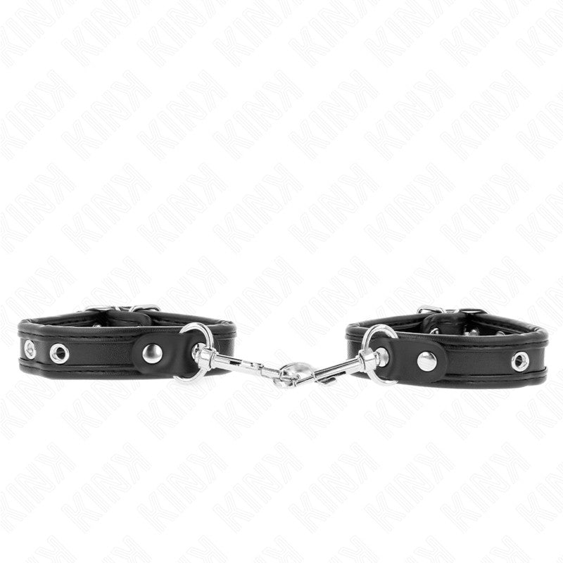 Kink - Adjustable Mini Black Wristbands With Spikes