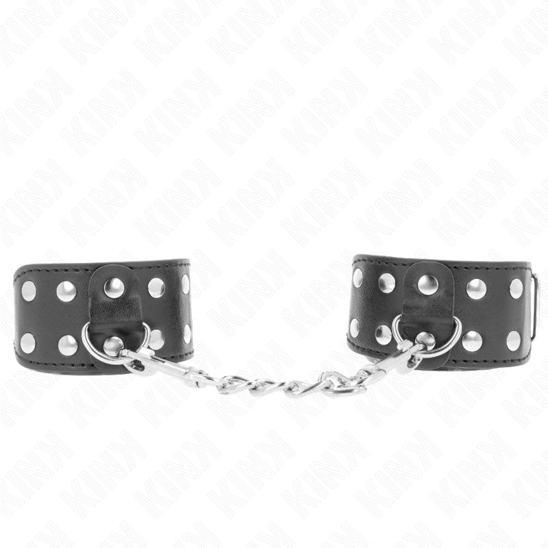 Kink – Black Bracelet With Adjustable Studs