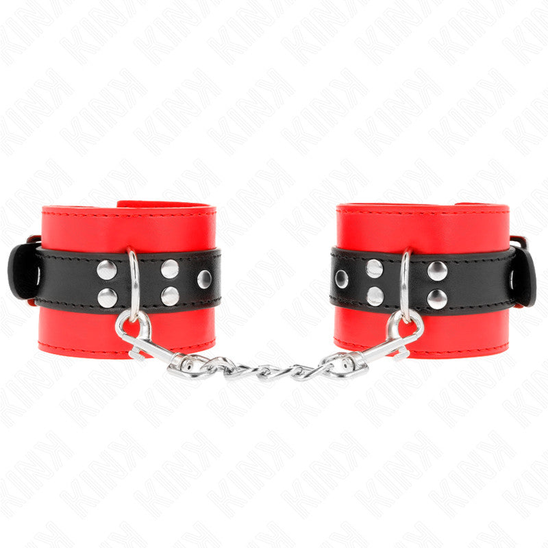 Kink – Adjustable Red Wristband With Black Belt