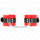 Kink – Adjustable Red Wristband With Black Belt