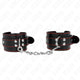 Kink – Adjustable Wrist Cuffs With Black And Red Trim