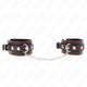 Kink – Adjustable Small Wrist Cuffs With Red Lining