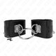 Kink - Adjustable Wrist Cuff With Ring Closure Black