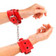 Kink – Adjustable Red Wristband With Black Heart