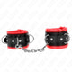 Kink - Adjustable Wristband With Red Fur