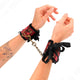 Kink - Sensual Wristbands With Red And Black Lace