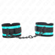Kink - Adjustable Nylon Wrist Cuff In Black And Blue