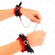Kink – Adjustable Wrist Cuffs With Heart Details
