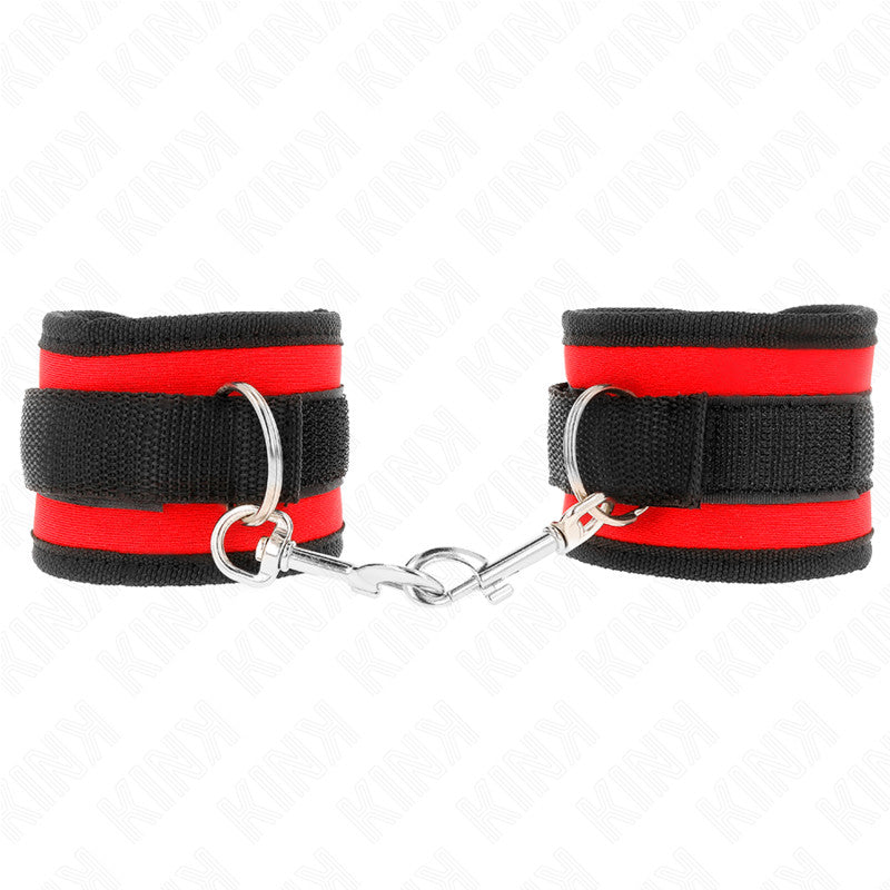 Kink - Adjustable Nylon Wrist Wraps In Red-black