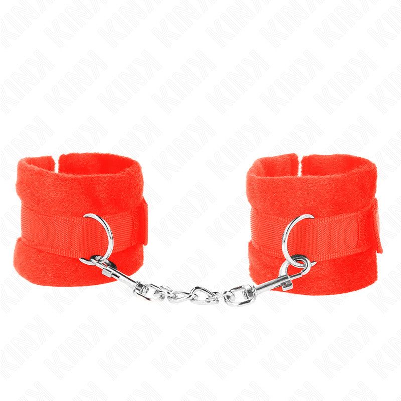 Kink – Beginner Premium Furry Handcuffs (red)