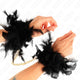 Kink - Feather Cuff With Gold Chain Sensual Accessory