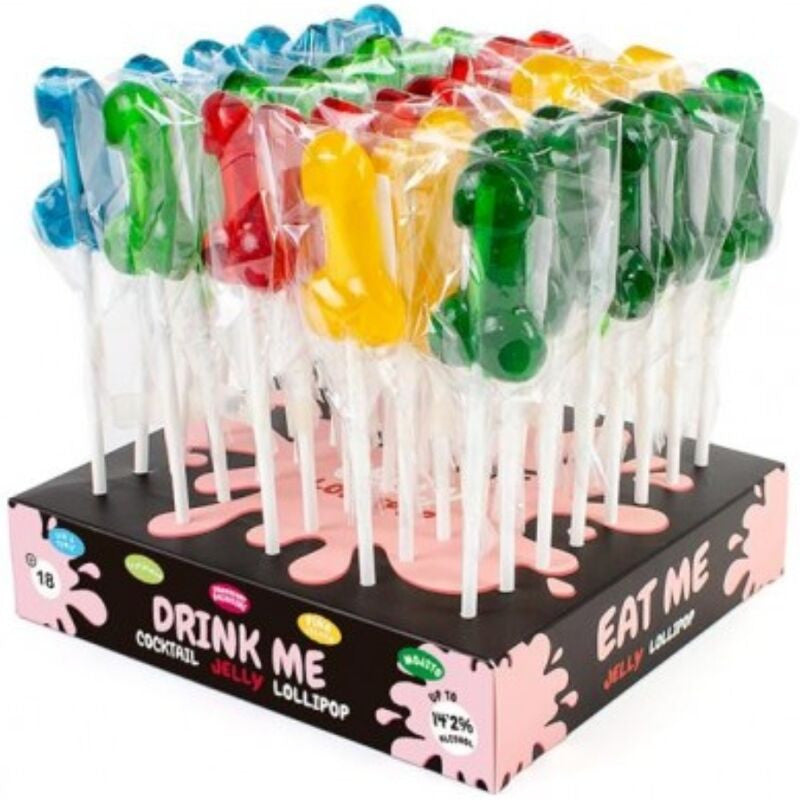 Secretplay – Alcoholic Penis Lollipop Assortment 40 Pcs