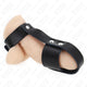 Kink - Leather Penis Ring With Adjustable Ball Selector