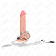 Kink – Metal Penis Ring With Chain And Nipple Clamps