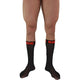 Macho - Thin Socks In One Size In Black And Red
