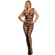 Subblime – Black Strappy Tights Open Slats
