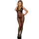 Subblime - Sheer Fishnet Bodystocking With Open Belt