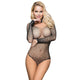Subblime – Black Fishnet Bodystocking Strapless Long Sleeve