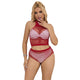 Subblime – Mesh Lingerie Set With Pink Diamonds