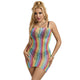 Subblime – Rainbow Mesh Sleeveless Dress