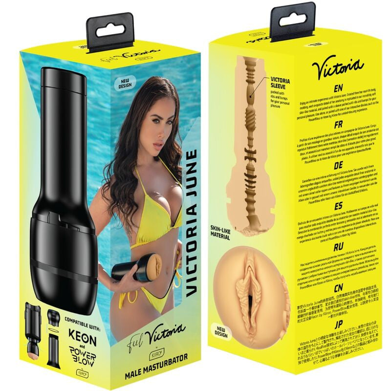 Kiiroo Feel Victoria June Stroker Masturbator Realistic Feeling 22 Cm