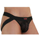 Burn - 005 Black Jockstrap For Men