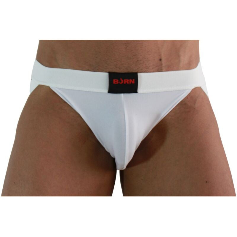 Burn - Premium White Lycra Jock For Sensual Comfort