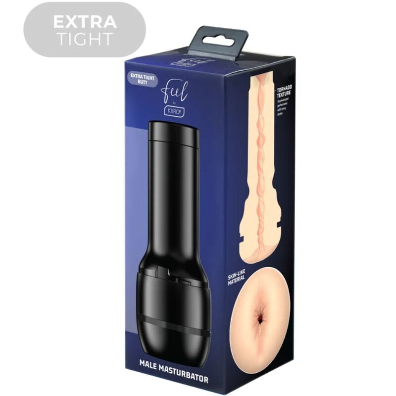 Kiiroo Feel Stroker Extra Tight Butt Flesh - Masturbator Extra Tight Anal Experience 22 Cm Black